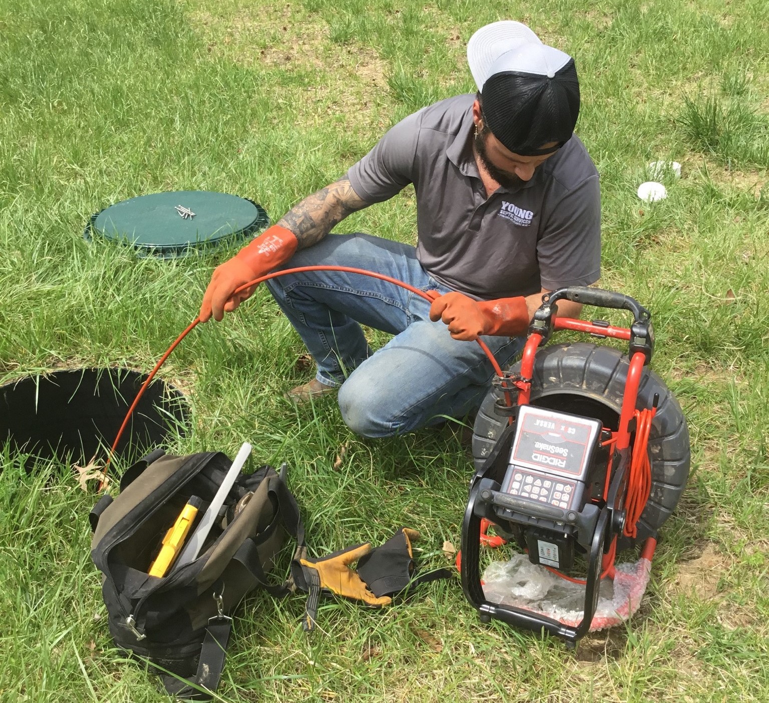 Elkridge MD Septic Camera Inspections