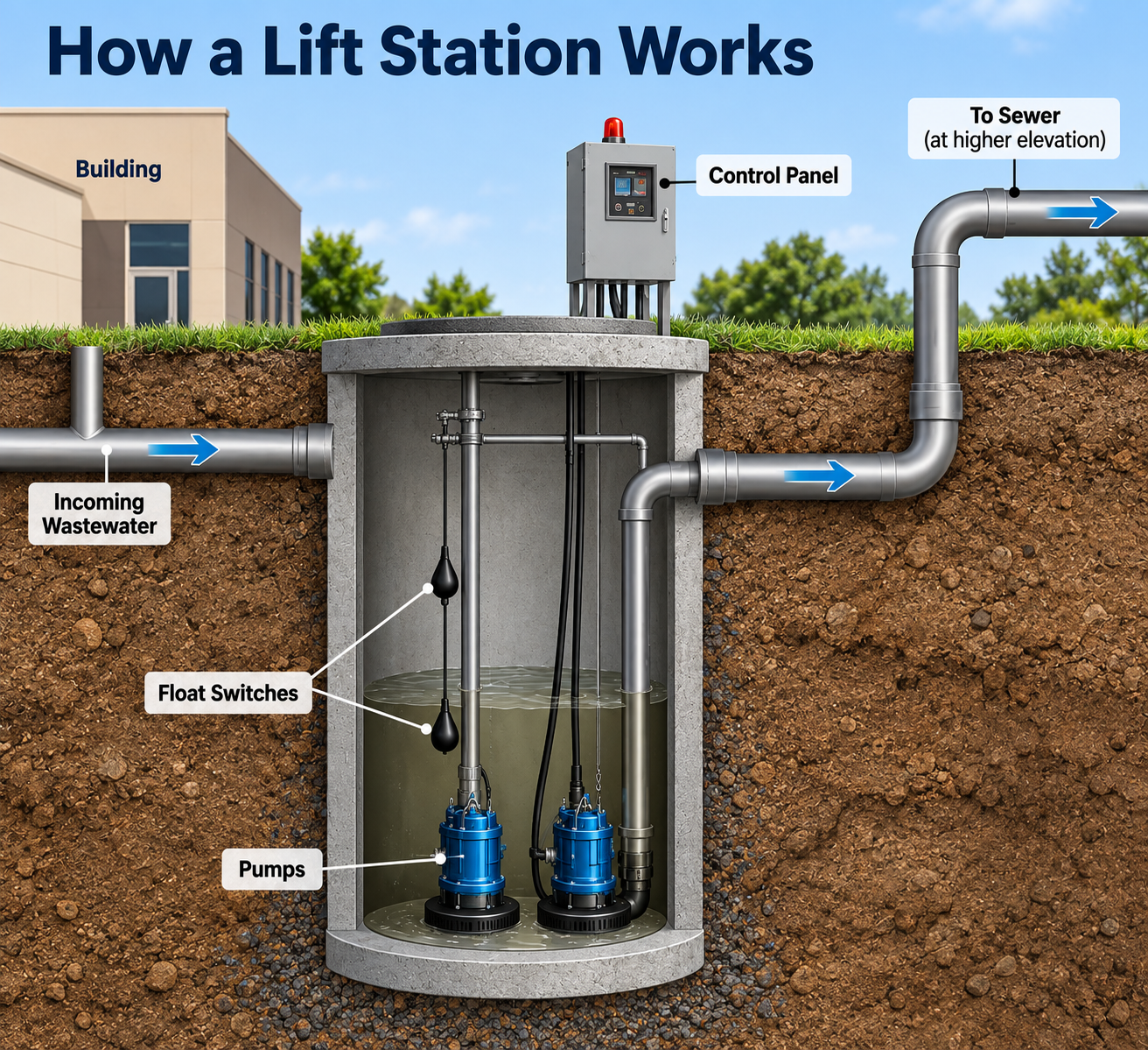 Lift Station Service Cleaning Maryland